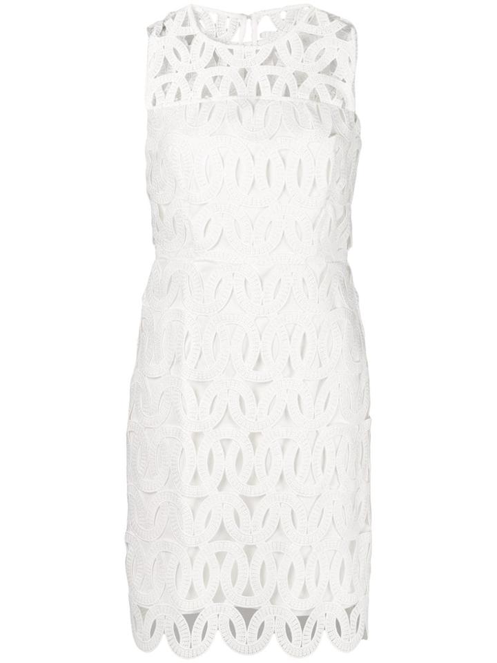 Milly Scalloped Lace Sienna Dress - White