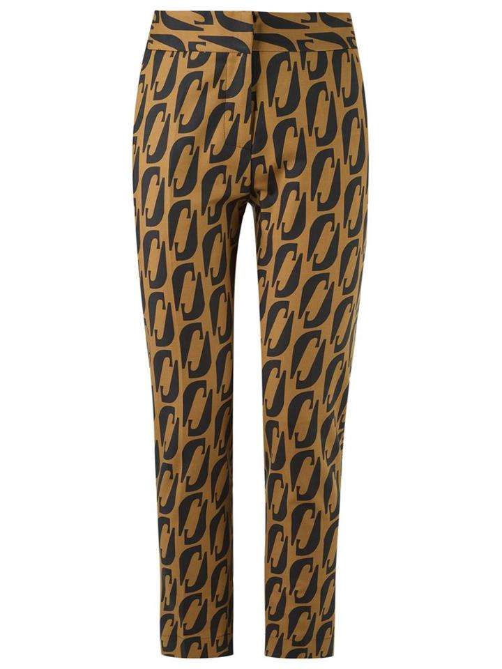Andrea Marques - Printed Straight Cropped Trousers - Women - Cotton/spandex/elastane - 36, Black, Cotton/spandex/elastane