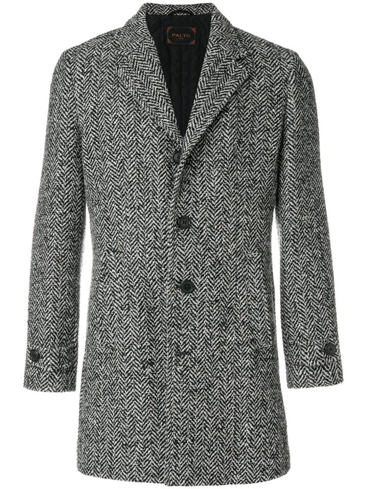 Paltò Single-breasted Coat - Black