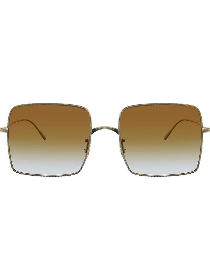 Oliver Peoples Rassine Gradient Sunglasses - Brown