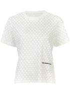 Julien David Polka Dot Print T-shirt - White