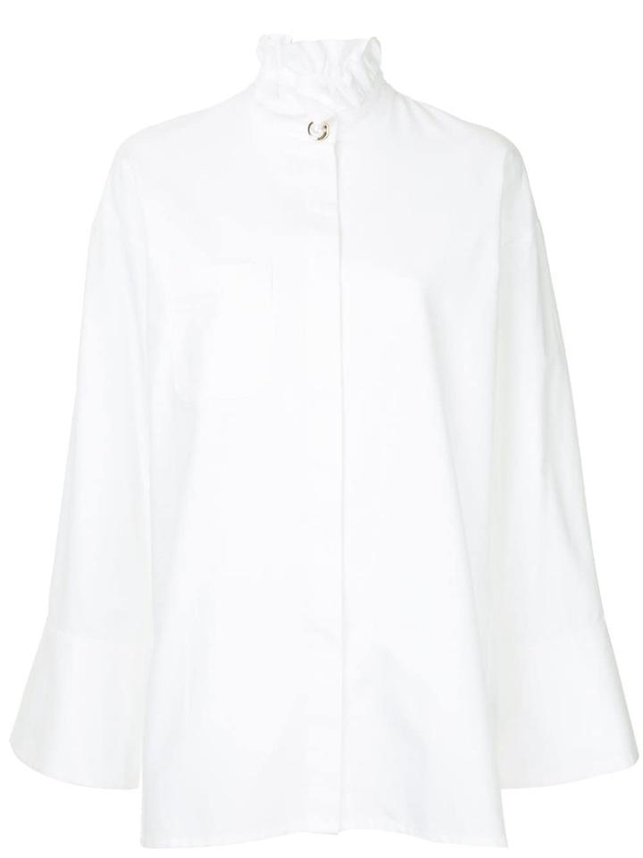 Mother Of Pearl Oversized Embellished Shirt - White