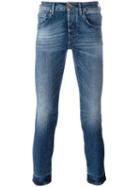 Jacob Cohen Stonewashed Skinny Jeans, Men's, Size: 31, Blue, Cotton/polyester/spandex/elastane