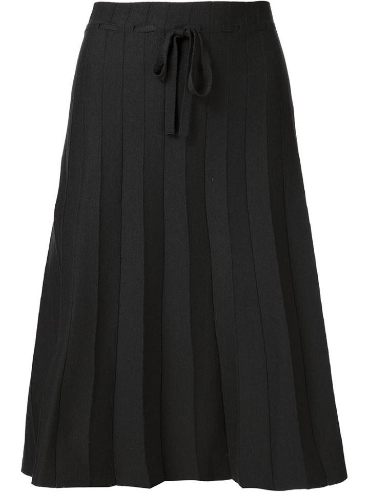 Label Under Construction Pleated Skirt