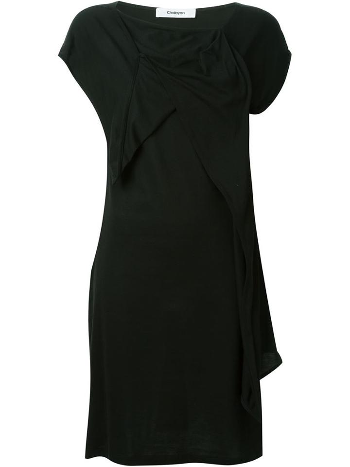 Chalayan Draped T-shirt Dress