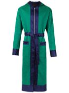 À La Garçonne Hooded Overcoat - Green