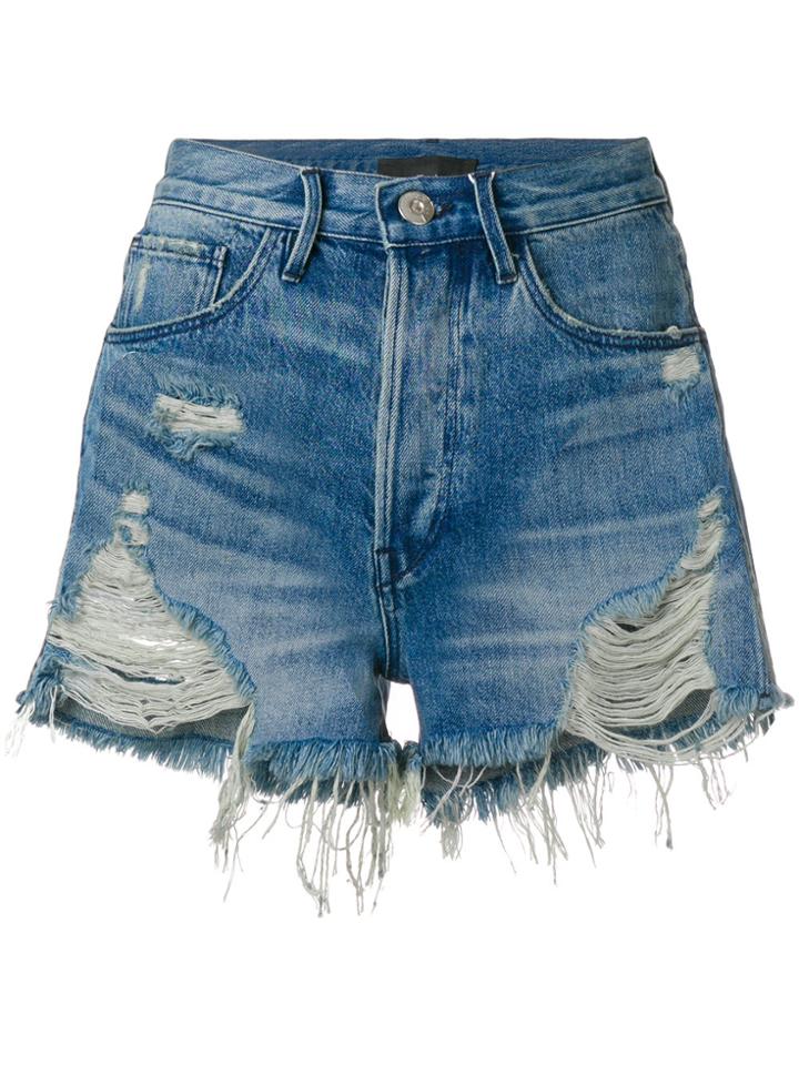 3x1 Carter Denim Shorts - Blue