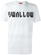 Mcq Alexander Mcqueen Swallow Print T-shirt, Men's, Size: Medium, White, Cotton