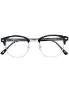 Moscot - 'yukel' Glasses - Unisex - Acetate/metal (other) - 51, Black, Acetate/metal (other)