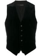 Tagliatore Single-breasted Waistcoat - Black