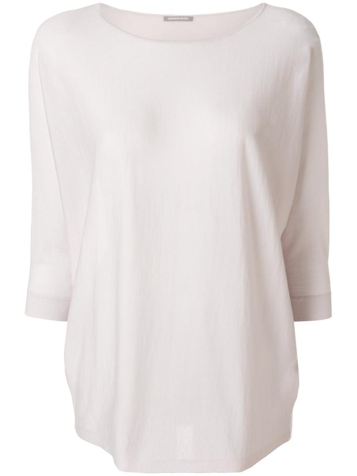 Hemisphere Round Neck Jumper - Nude & Neutrals