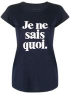 Zadig & Voltaire Slogan Print T-shirt - Blue