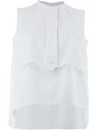 Maison Rabih Kayrouz Sleeveless Layered Blouse - White