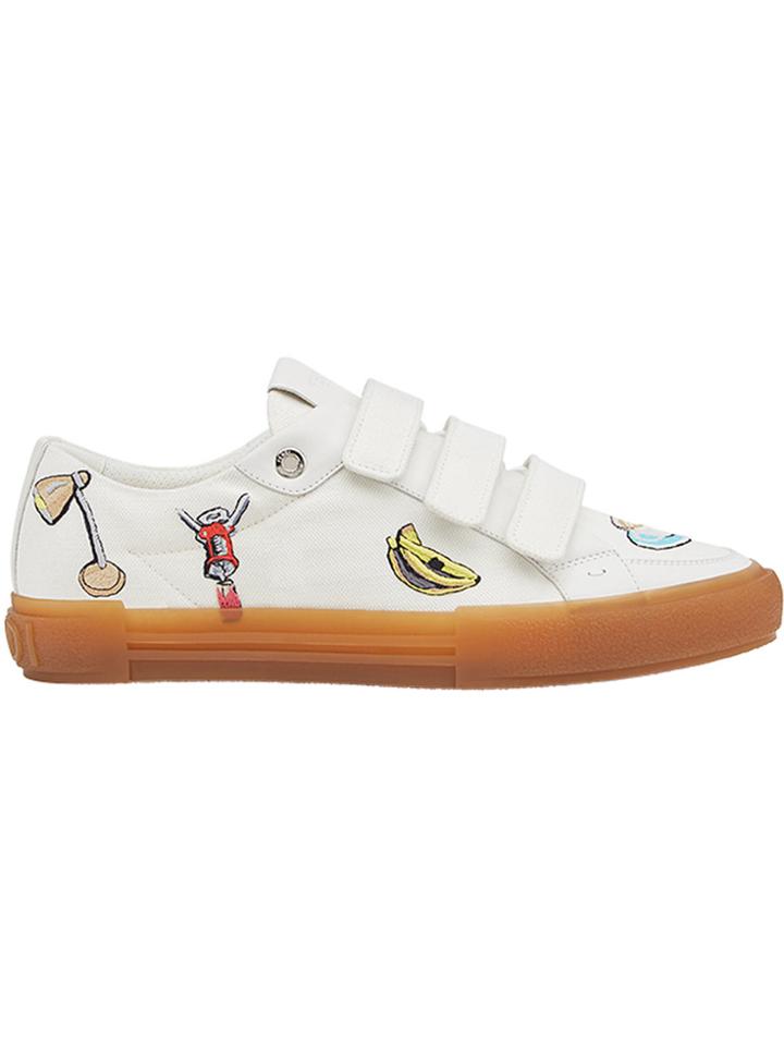 Fendi Patch Sneakers - White