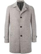 Eleventy Herringbone Coat, Men's, Size: 54, Nude/neutrals, Acetate/virgin Wool/polybutylene Terephthalate (pbt)