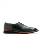 Sarah Chofakian Leather Laceless Shoes - Black