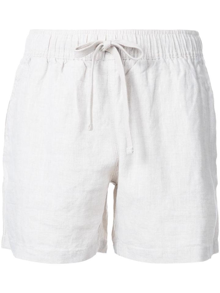 Venroy 'lounge' Shorts, Men's, Size: Large, White, Linen/flax