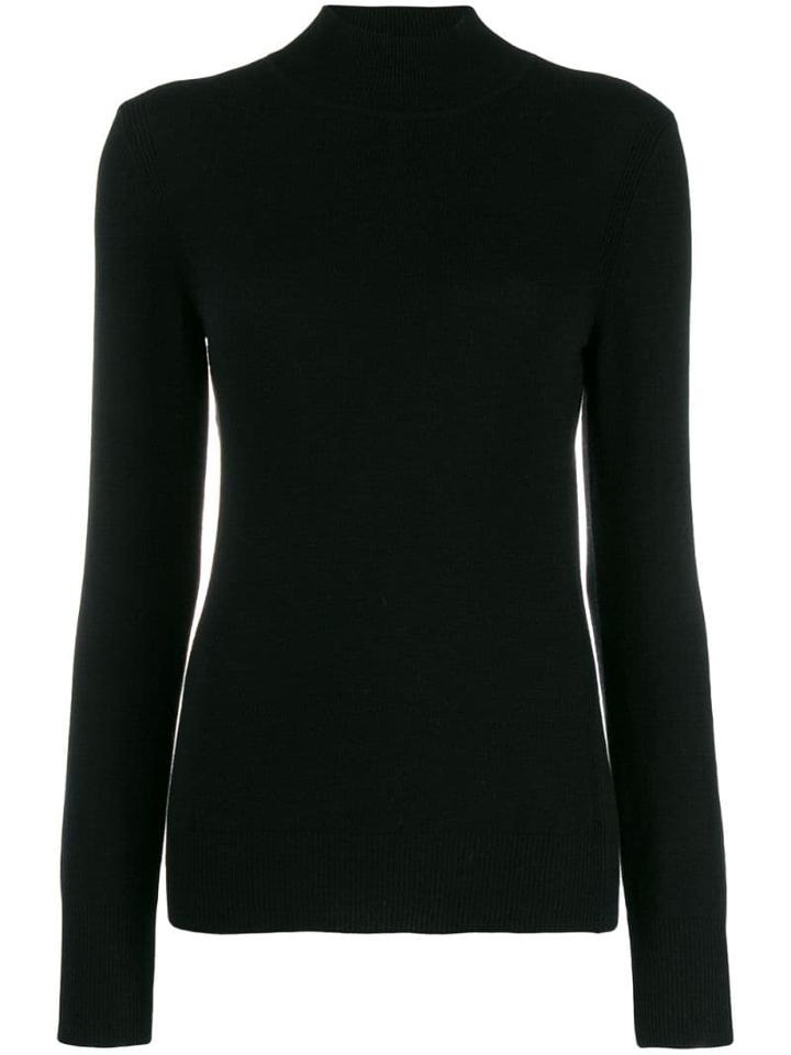 Alberta Ferretti Roll Neck Jumper - Black