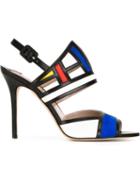 Aperlai Mondrian Sandals, Women's, Size: 39, Leather