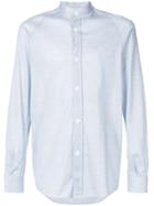 Giorgio Armani Stand Collar Shirt - Blue