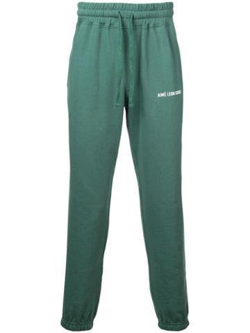 Aimé Leon Dore Logo Track Pants - Green