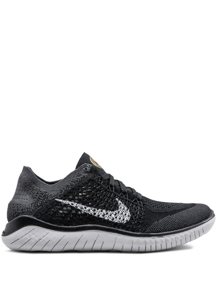 Nike Free Runner Flyknit Sneakers - Black