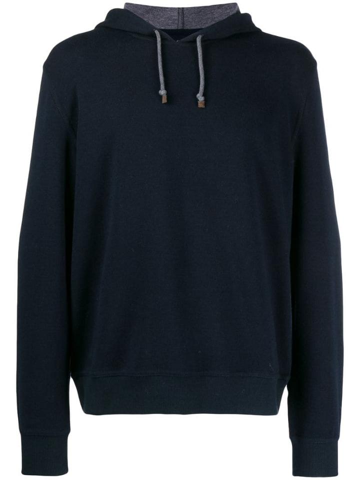 Brunello Cucinelli Hooded Sweatshirt - Blue
