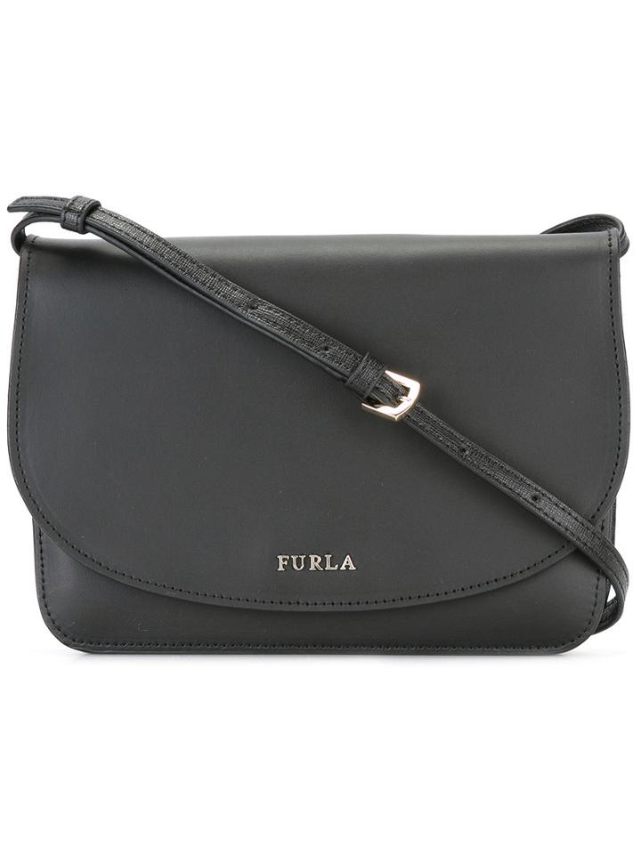 Furla Aurora Crossbody Bag, Women's, Black, Leather
