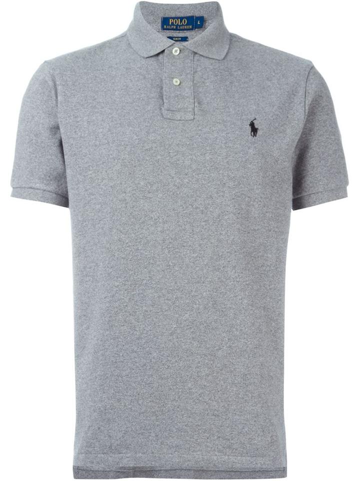 Polo Ralph Lauren Classic Polo Shirt, Men's, Size: Large, Grey, Cotton