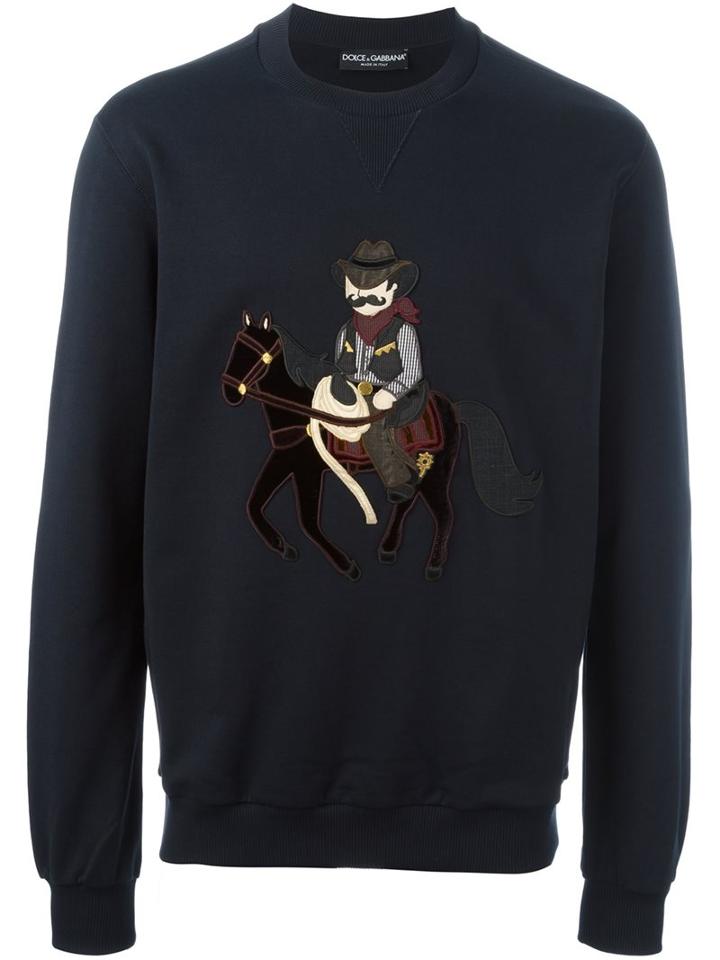 Dolce & Gabbana Cowboy Patch Sweatshirt