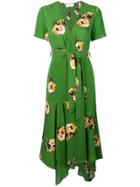 A.l.c. Cora Floral Wrap Dress - Green