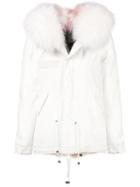Mr & Mrs Italy Fur Lining Parka Coat - White