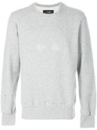 Hydrogen Skull Sweatshirt - Grey
