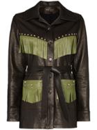 Skiim Billy Fringed Trim Jacket - Black