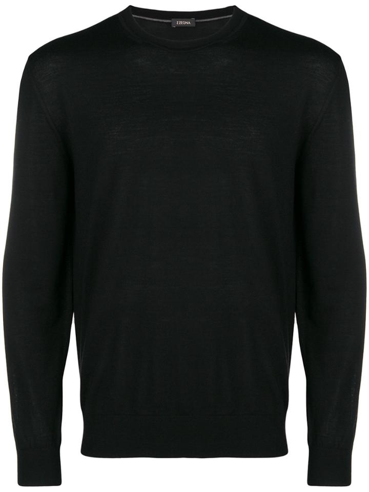 Ermenegildo Zegna Loose Fitted Sweatshirt - Black