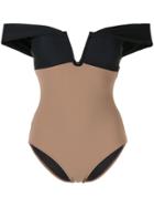Moeva Viola Off-the-shoulder Swimsuit - Black