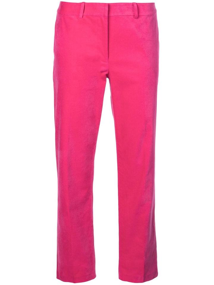 Robert Rodriguez Straight Cropped Trousers - Pink