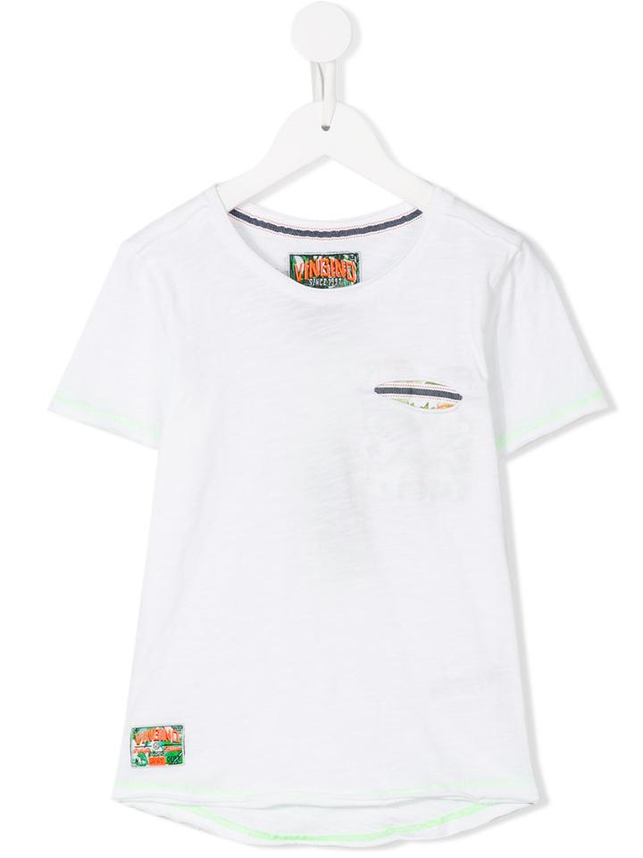 Vingino Chest Pocket T-shirt, Boy's, Size: 6 Yrs, White