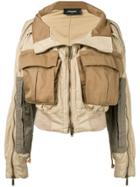 Dsquared2 Utility Pocket Zipped Jacket - Brown