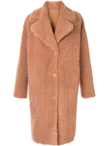 Drome Lamb Fur Coat - Orange
