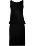 Christian Dior Pre-owned Layered Textured Dres - Black