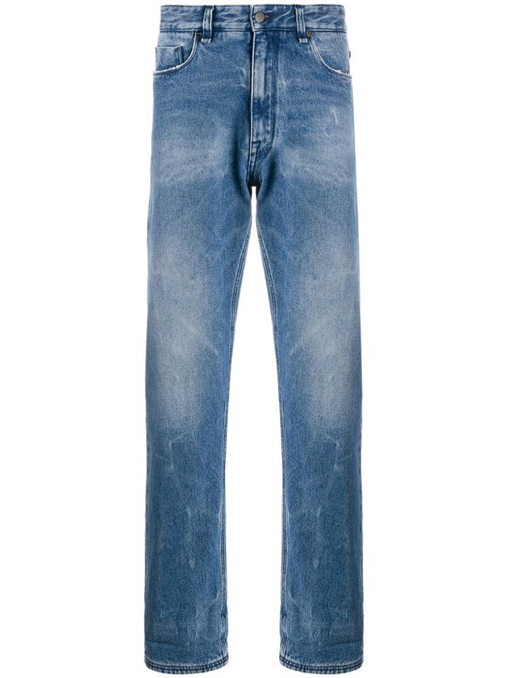 Fendi Baggy Straight-leg Jeans - Blue