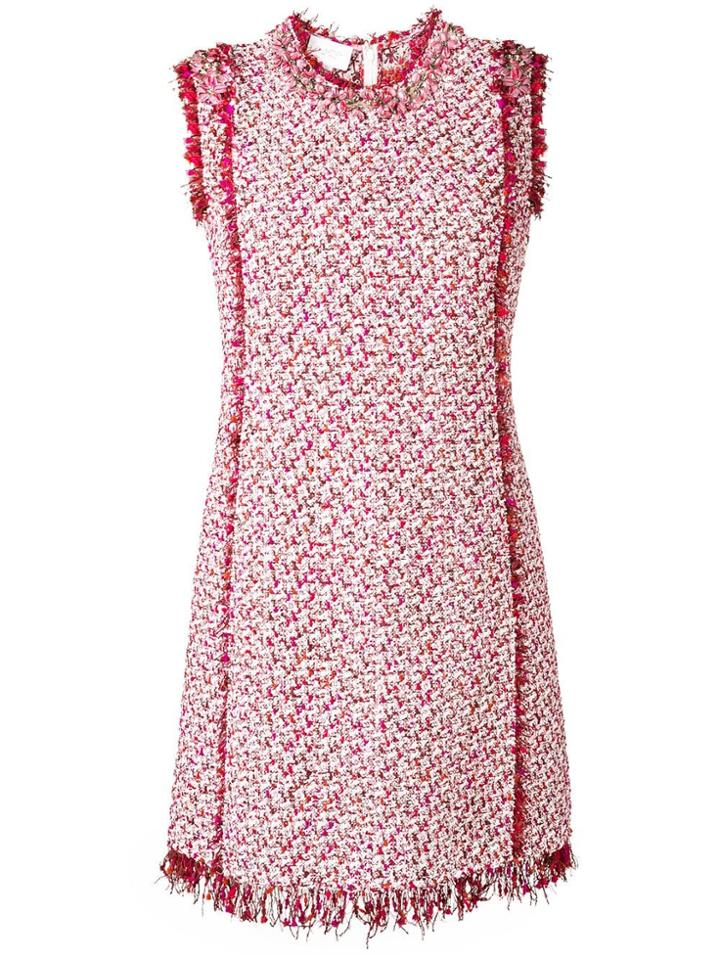 Giambattista Valli Bouclé Shift Dress - Pink
