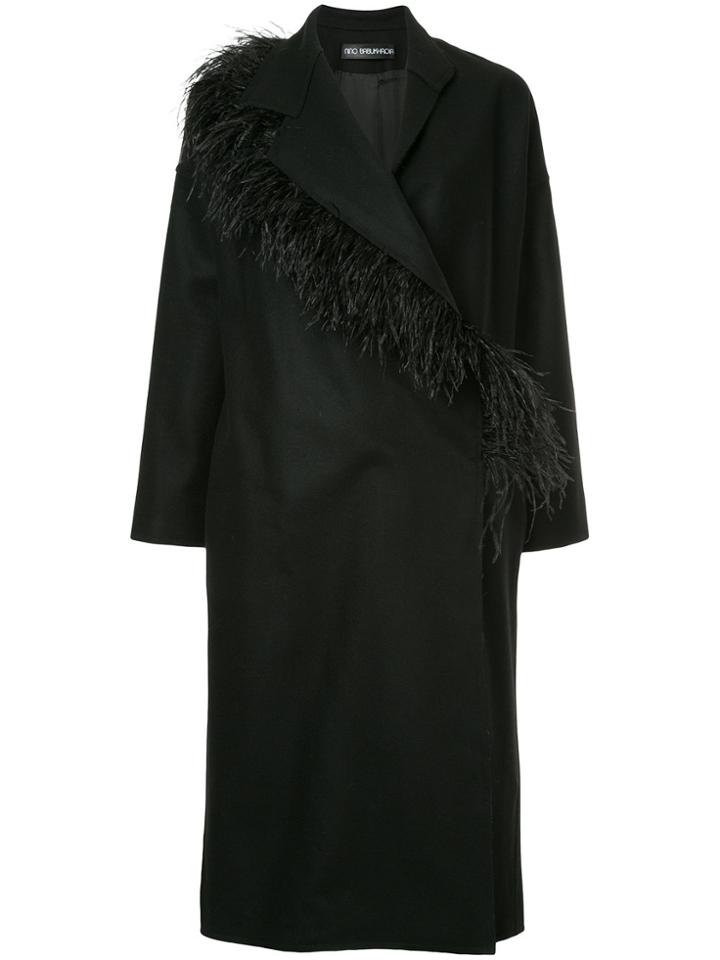 Nino Babukhadia Oversized Coat - Black