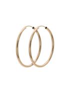 Jacquie Aiche Smooth 14k Gold Hoop Earrings