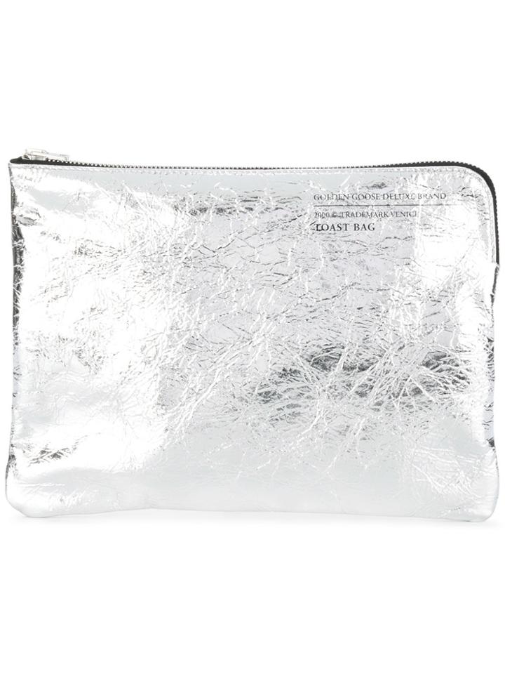 Golden Goose Deluxe Brand Toast Clutch Bag - Metallic