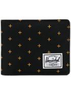 Herschel Supply Co. Cross Print Wallet - Black