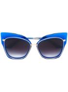 Dita Eyewear 'stormy' Sunglasses, Women's, Blue, Acetate/metal (other)