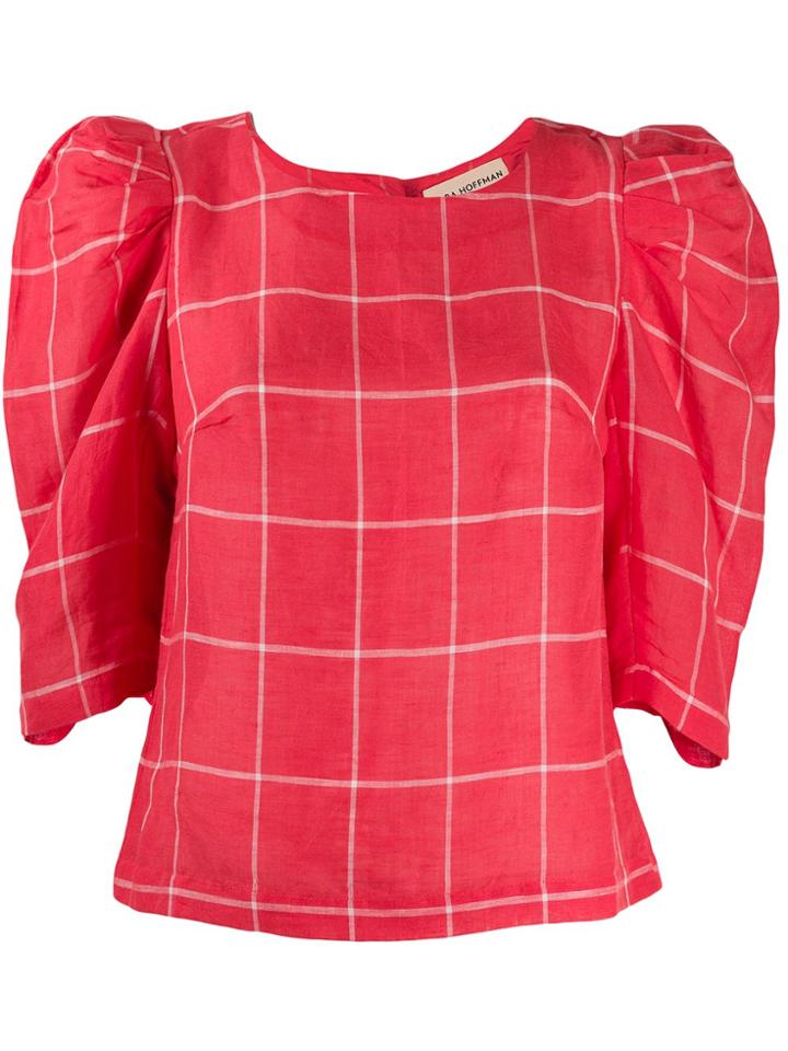 Mara Hoffman Geometric-print Structured Blouse
