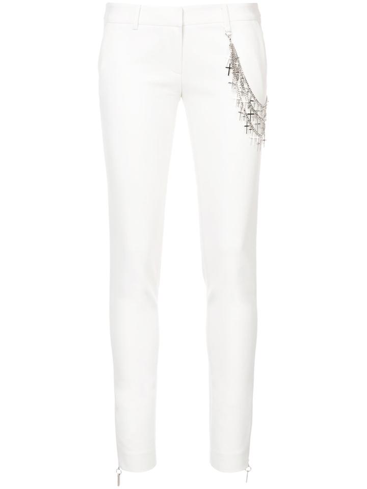 Thomas Wylde Inceptive Skinny Trousers - White